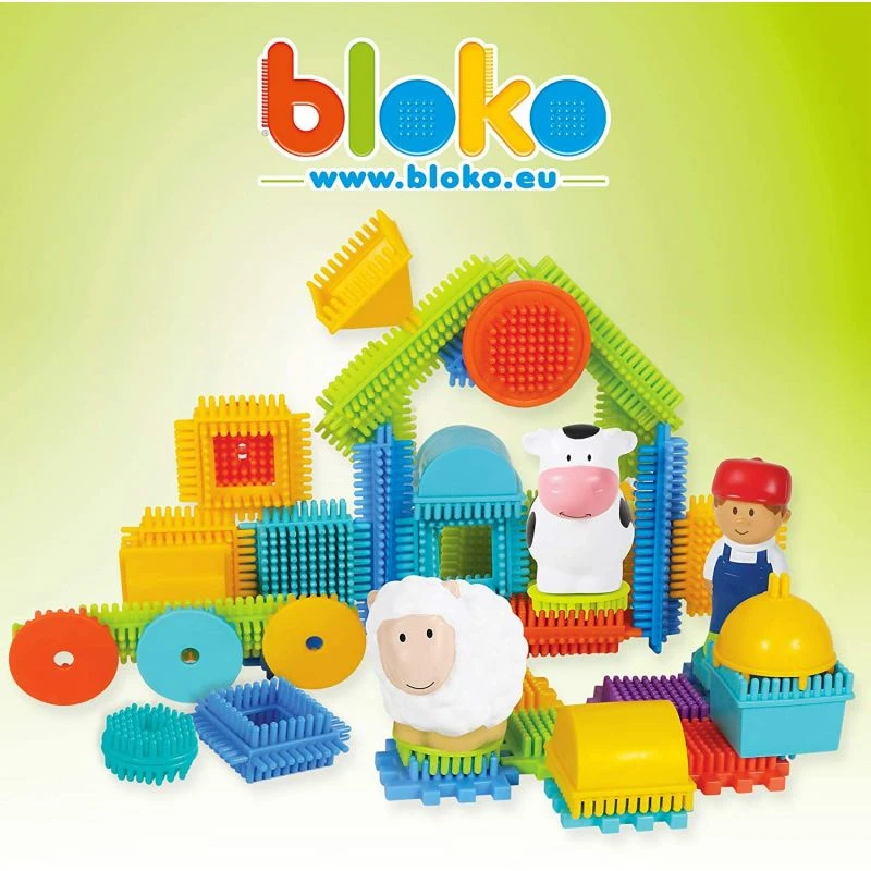 Coffret De 100 BIoko Avec 1 Ferme Et 3 Figurines 3D – Image 4
