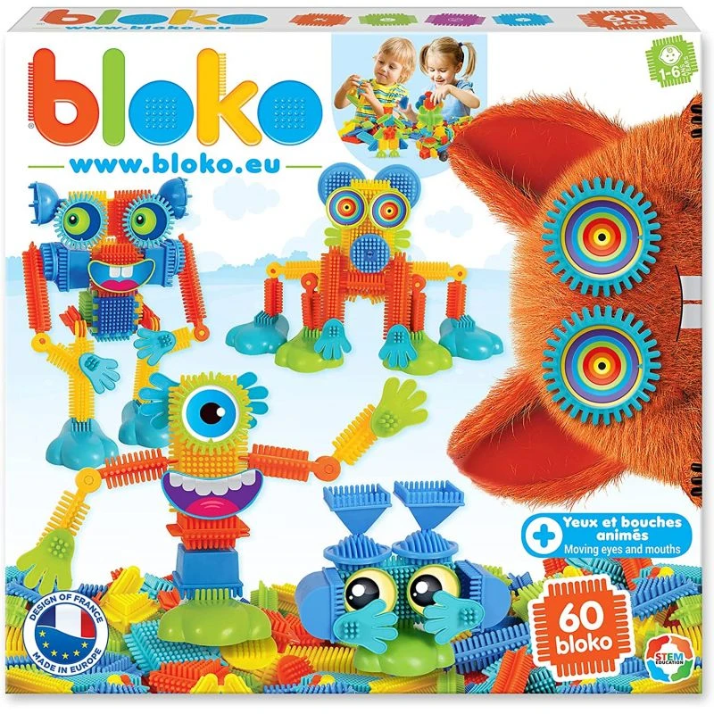 Coffret 60 Pièces Bloko Monster