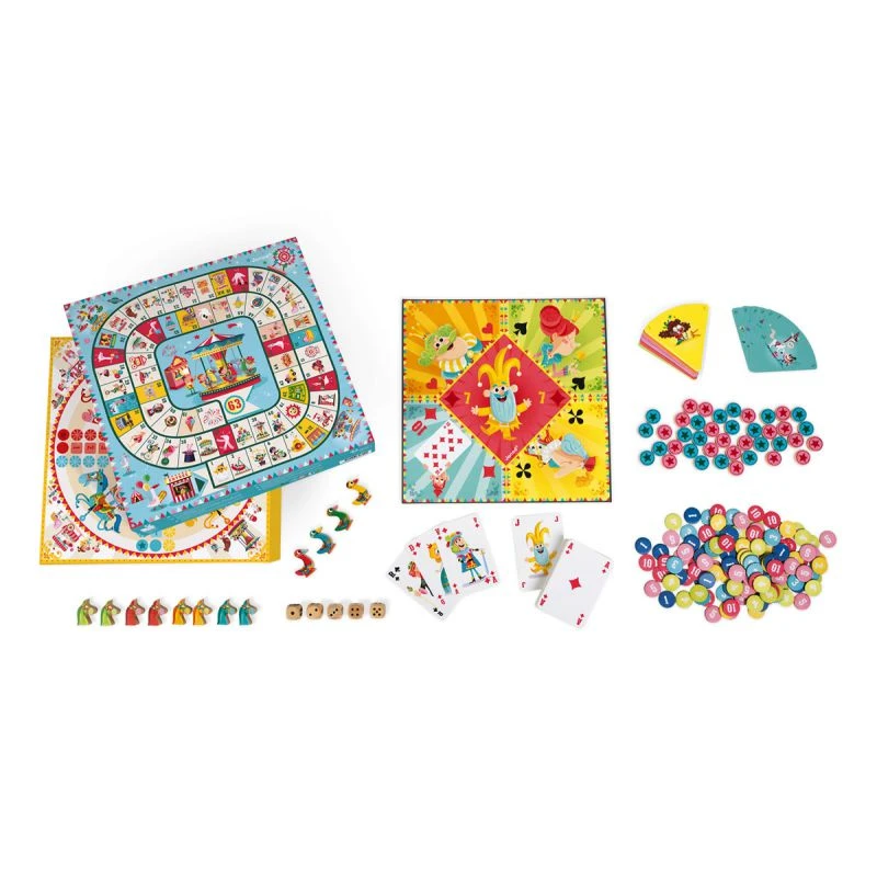 Janod Coffret Multi Jeux Carrousel â Image 3