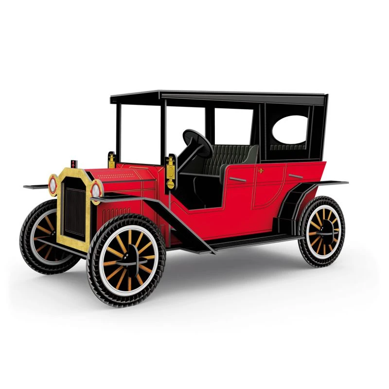 Construis La Voiture 3D + Histoire De L'automobile - Livre + Maquette – Image 2