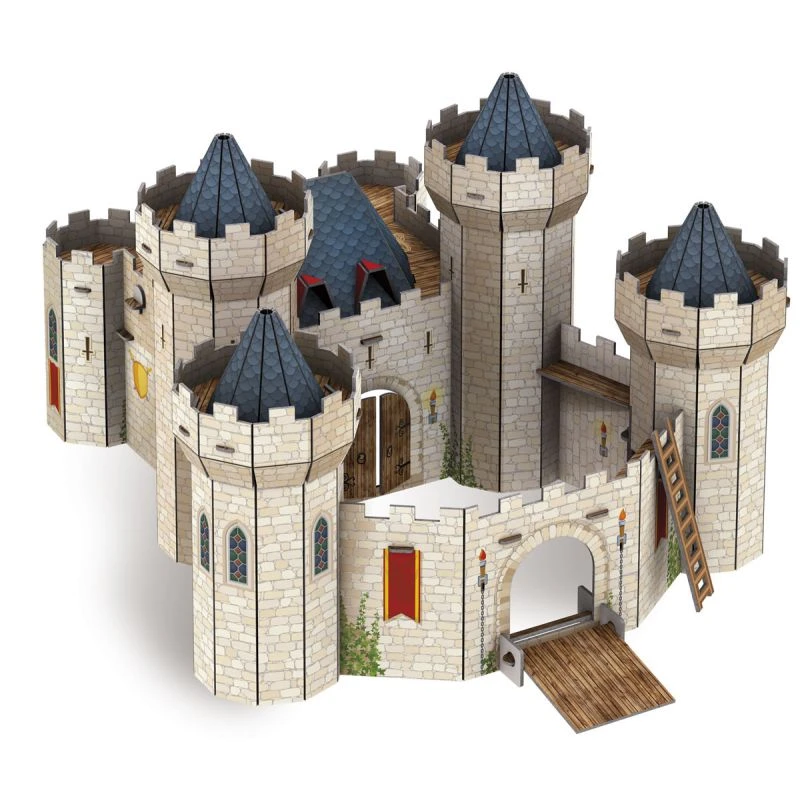Construis Le Château Fort 3D - Livre Et Maquette – Image 2