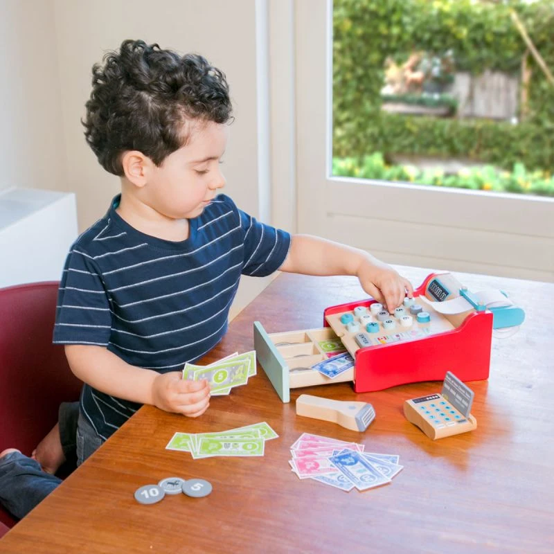 Caisse Enregistreuse Jouet En Bois – Image 4