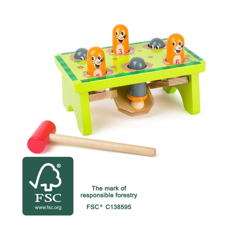 Small Foot Jeu à Cogner "Chasse à La Taupe" – Image 3