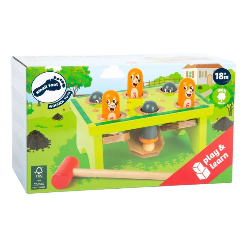 Small Foot Jeu à Cogner "Chasse à La Taupe" – Image 5