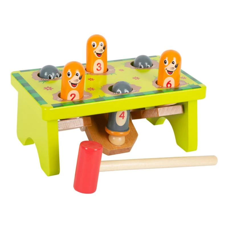 Small Foot Jeu à Cogner "Chasse à La Taupe"