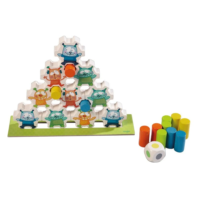 Haba Jeu D'empilement Mini Monstres : 5 Jeux Amusants