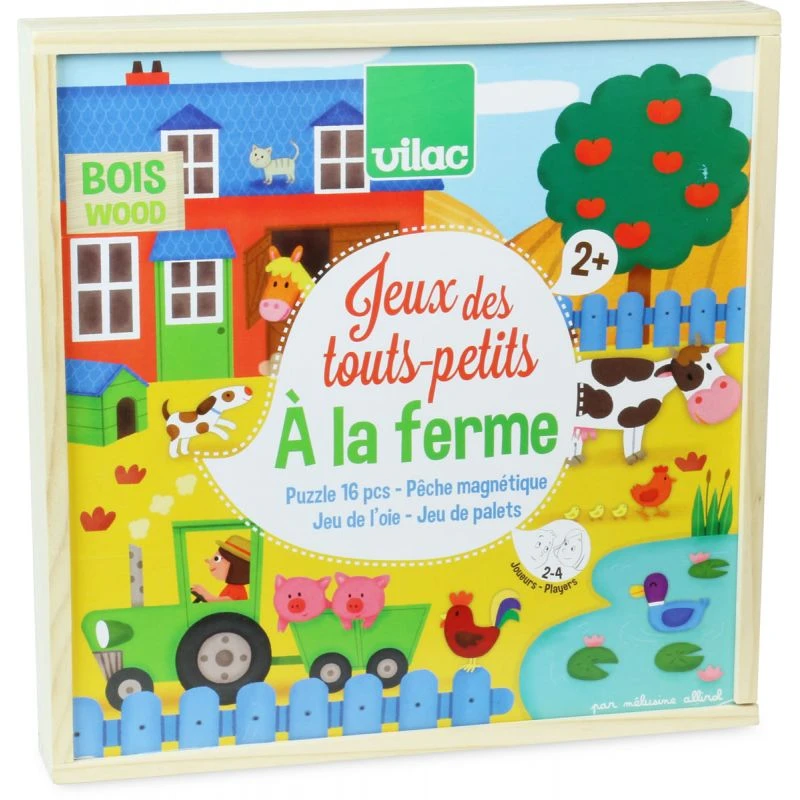 Vilac Jeux Des Tous Petits à La Ferme – Image 2