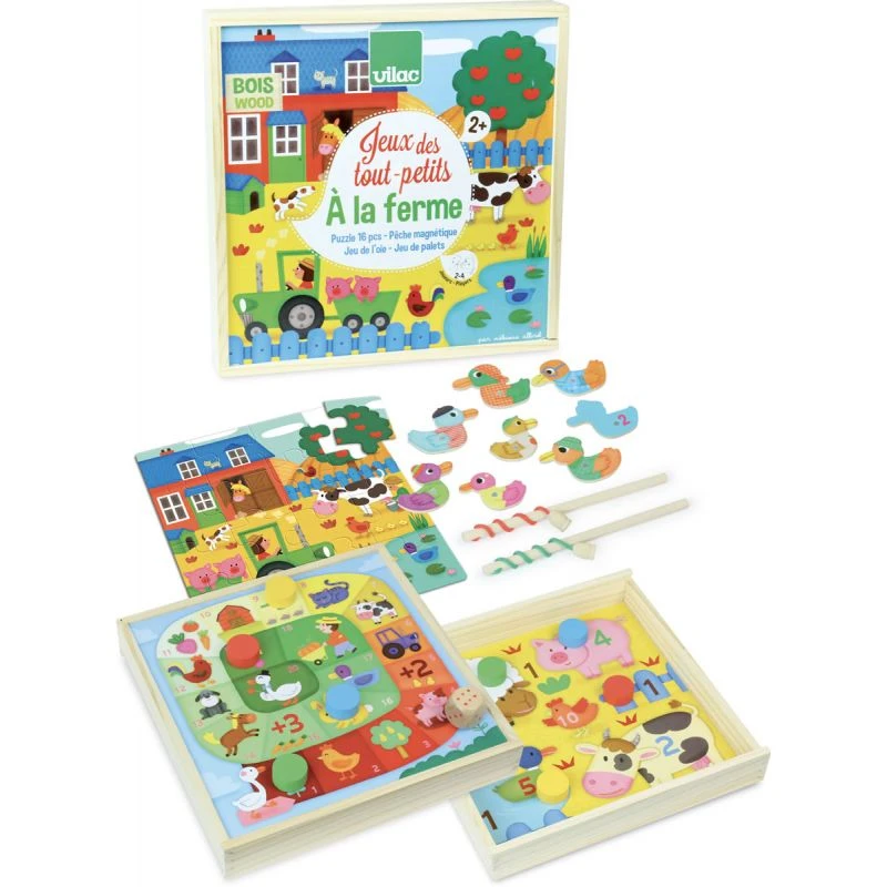 Vilac Jeux Des Tous Petits Ă La Ferme