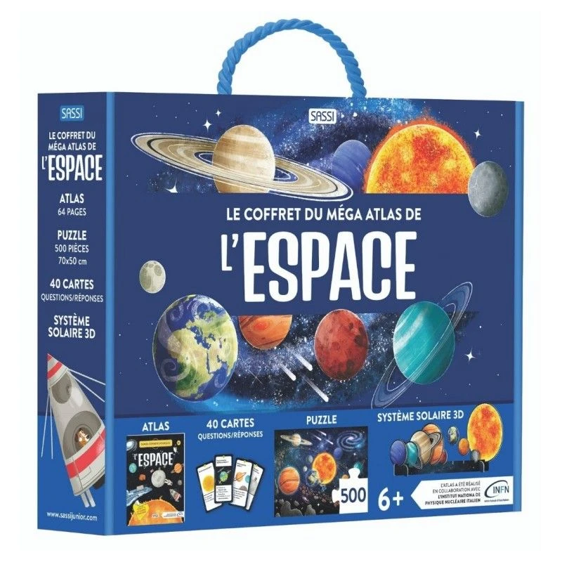 Le Coffret Méga Atlas De L'Espace - Atlas + Puzzle