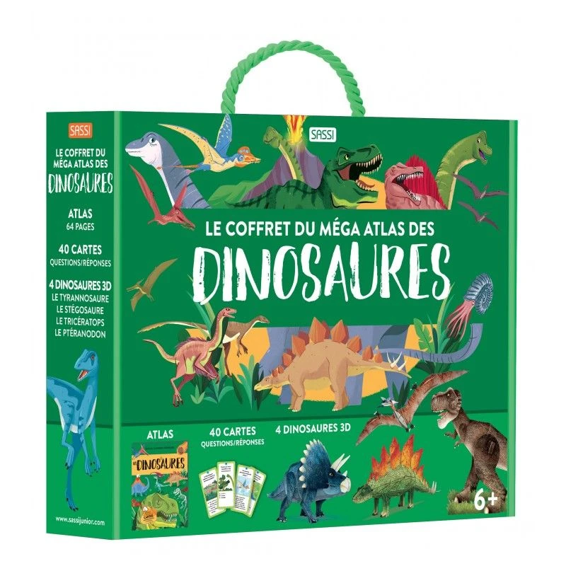 Le Coffret Méga Atlas Des Dinosaures
