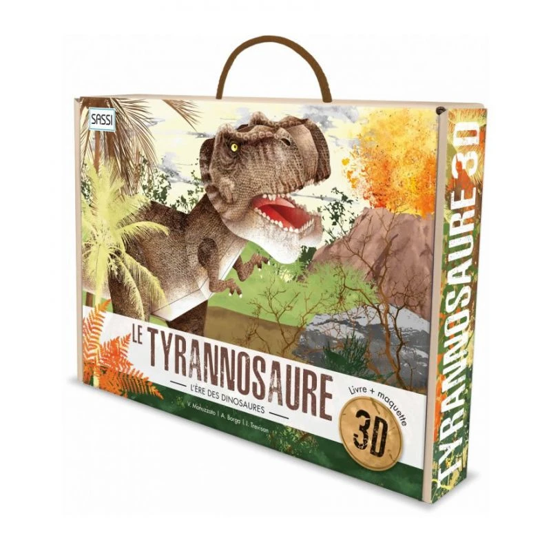 Le Tyrannosaure 3D - Livre + Maquette