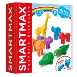Smartmax Les Animaux Du Safari - Jeu De Construction Magnétique