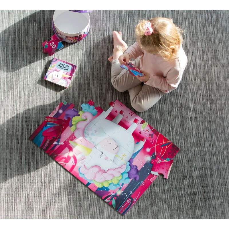 Ma Licorne Magique - Puzzle Géant 30 Pièces + Livre – Image 4