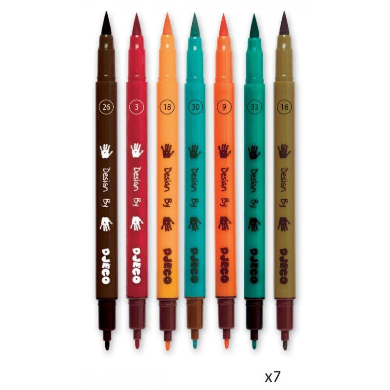 Djeco Mort De Trouille - Feutres Pinceaux – Image 4