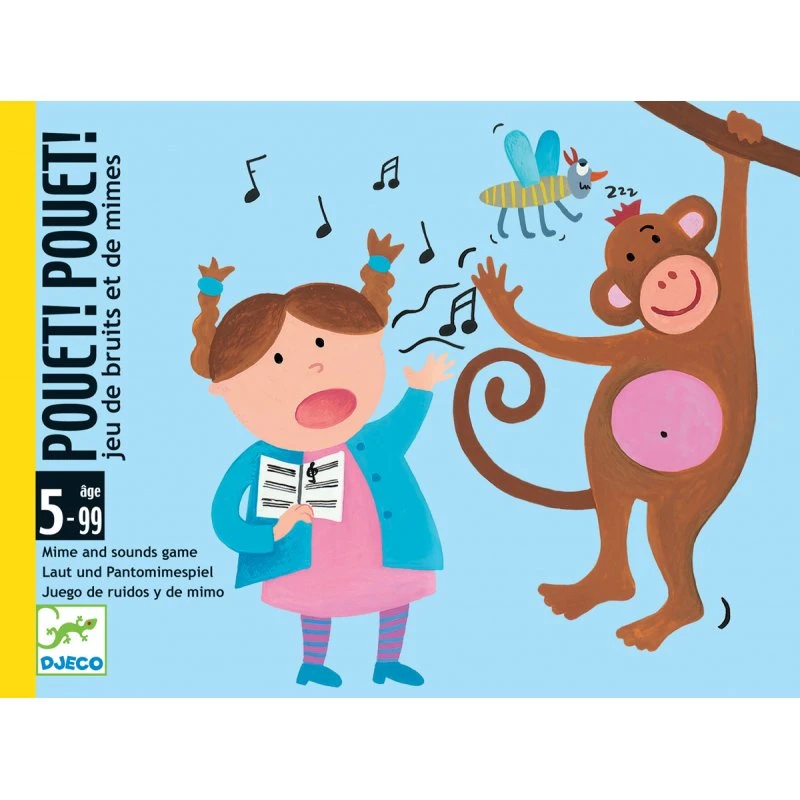 Djeco Pouet Pouet - Jeu De Bruits Et De Mimes