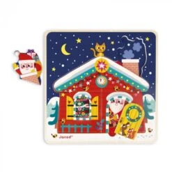 Janod Puzzle 3 Niveaux La Nuit De Noël