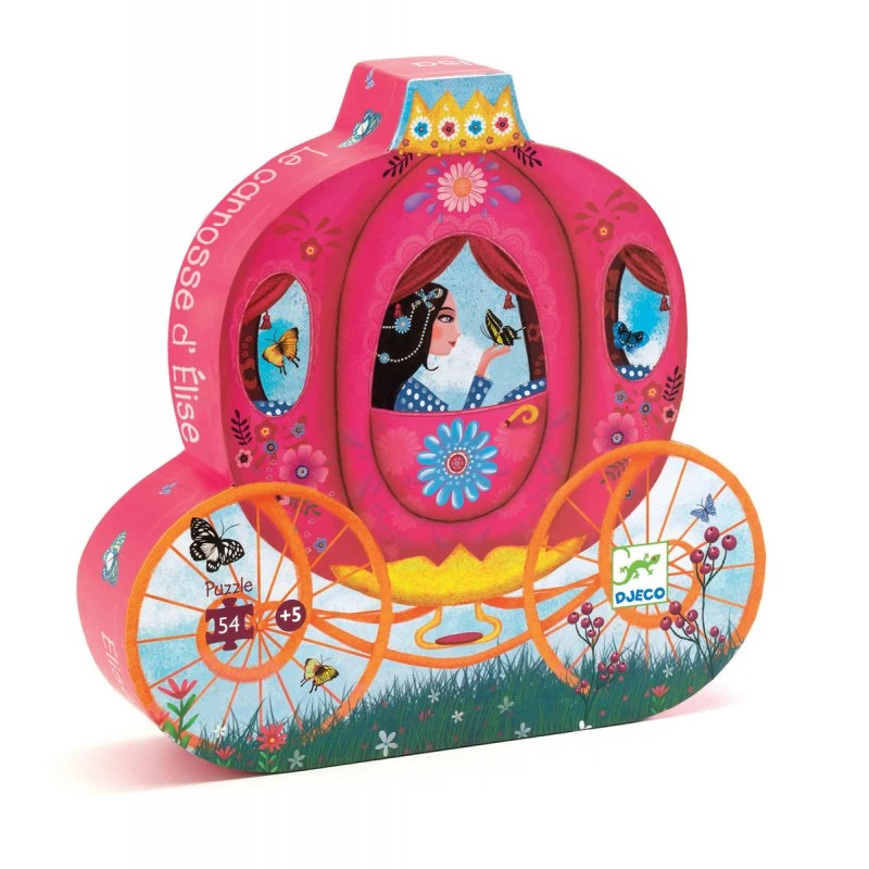 Puzzle Djeco 5 Ans Le Carrosse D'Elise 54 Pièces – Image 2
