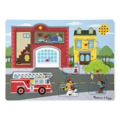 Puzzle Sonore 2 Ans Autour De La Caserne De Pompiers