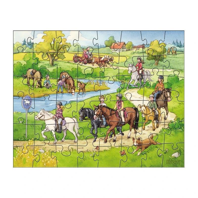Haba 3 Puzzles Le Centre équestre – Image 3