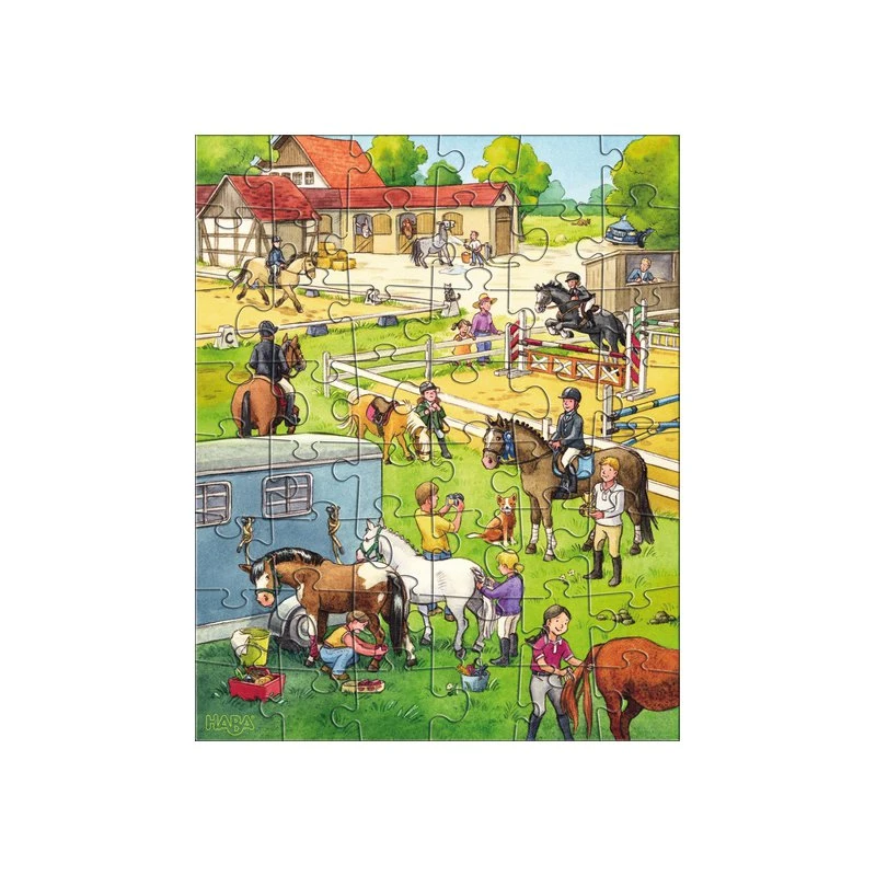 Haba 3 Puzzles Le Centre équestre – Image 4