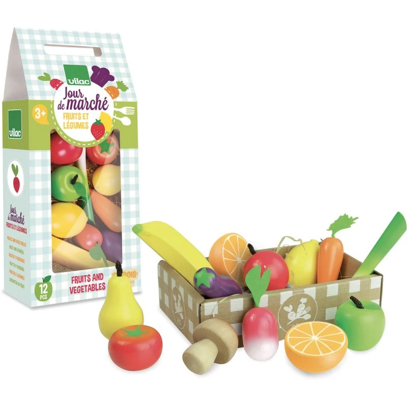 Vilac Set De Fruits Et Légumes