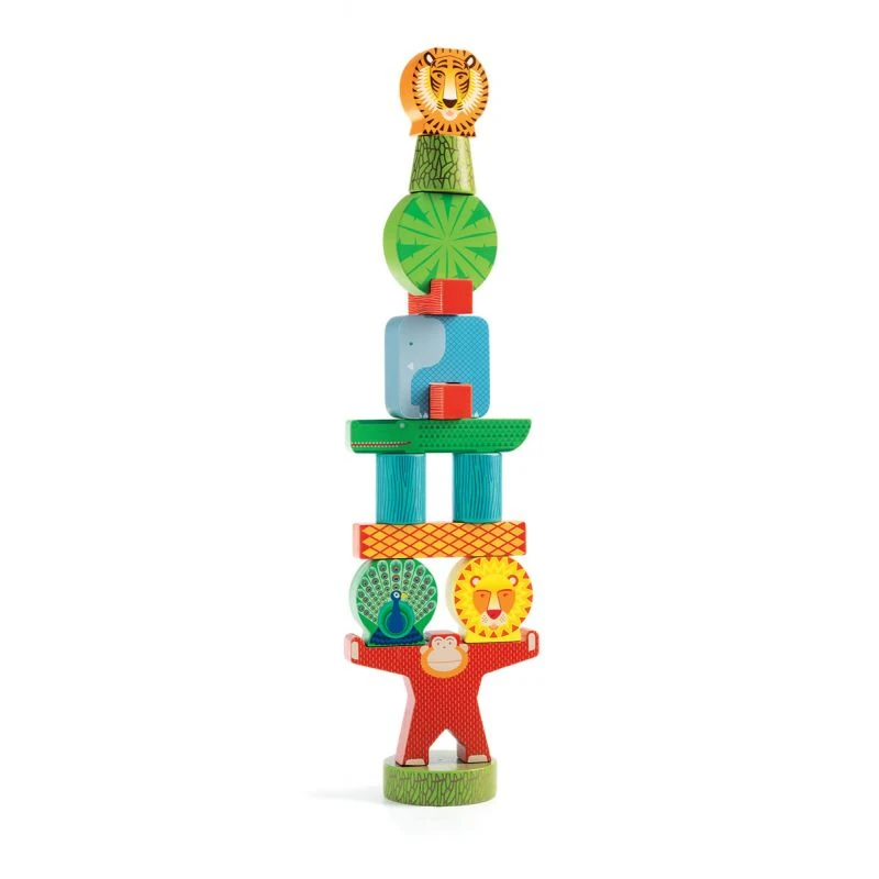 Stacky Jungle - Jouet De Construction Djeco – Image 2