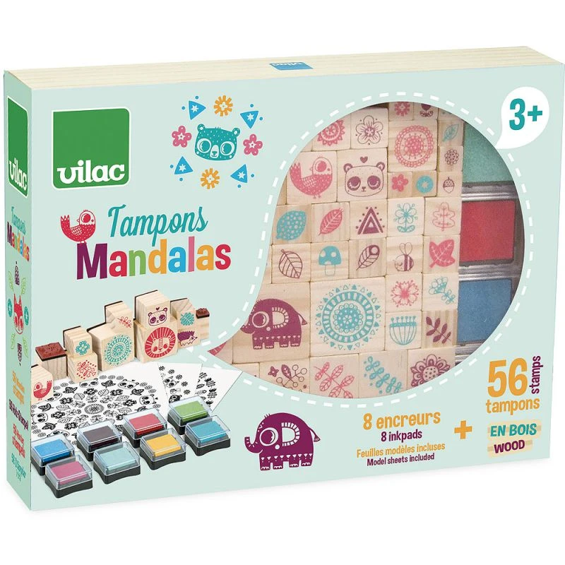 Vilac 56 Tampons Mandalas + 8 Encreurs – Image 3