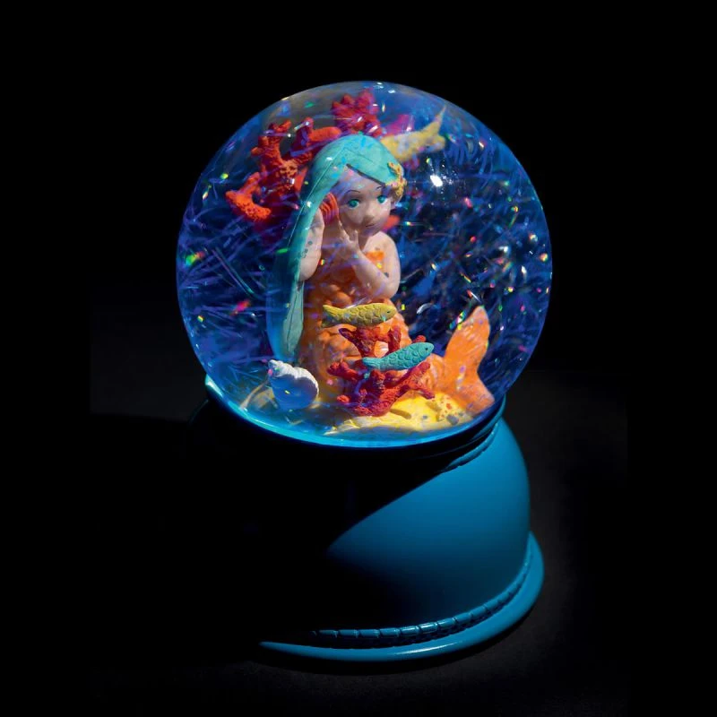 Djeco Veilleuse Boule à Neige Sirène – Image 2