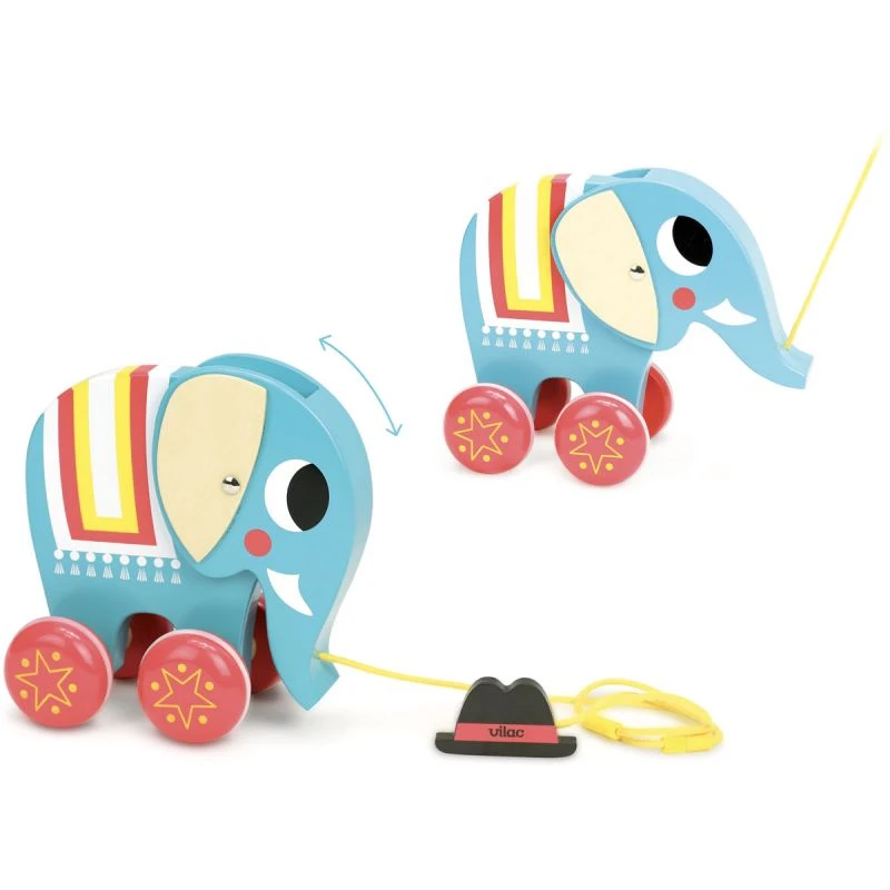 Vilac Vito L'éléphant à Traîner – Image 4